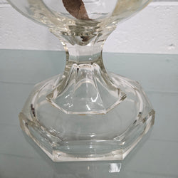 Vintage Clear Glass Kero Lamp | Antique & Vintage | Moonee Ponds Antiques | Australia Wide Delivery