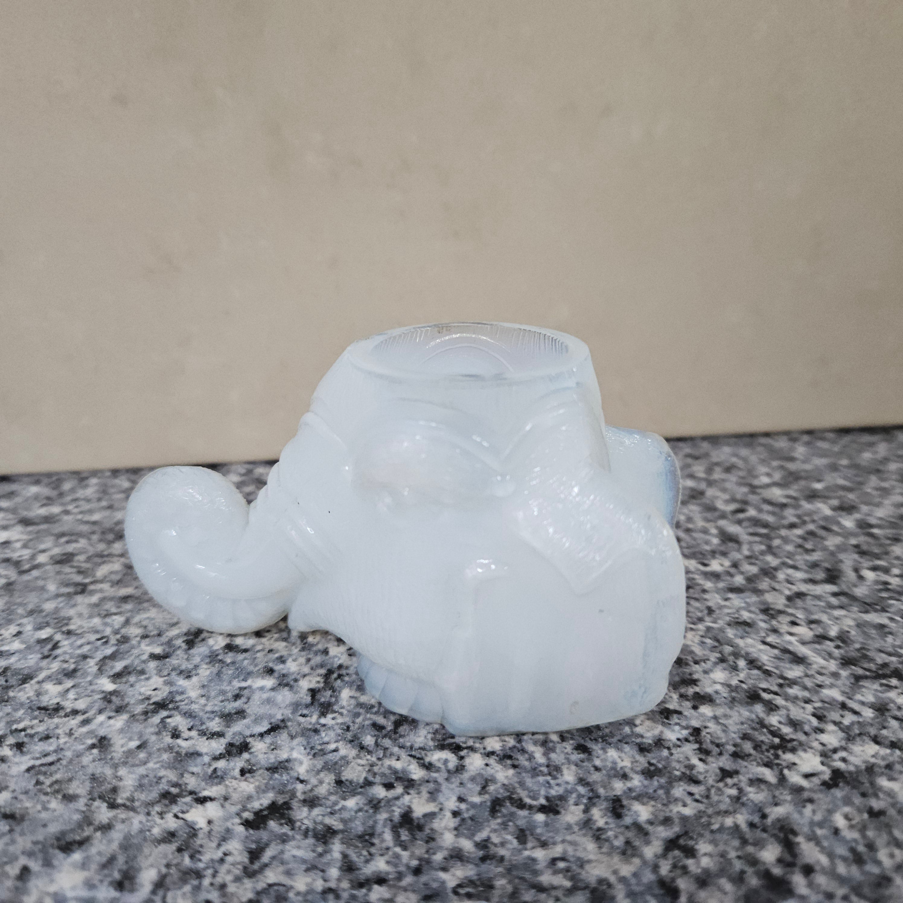 Vintage Opaline Glass Elephant | Antique & Vintage | Moonee Ponds Antiques | Australia Wide Delivery