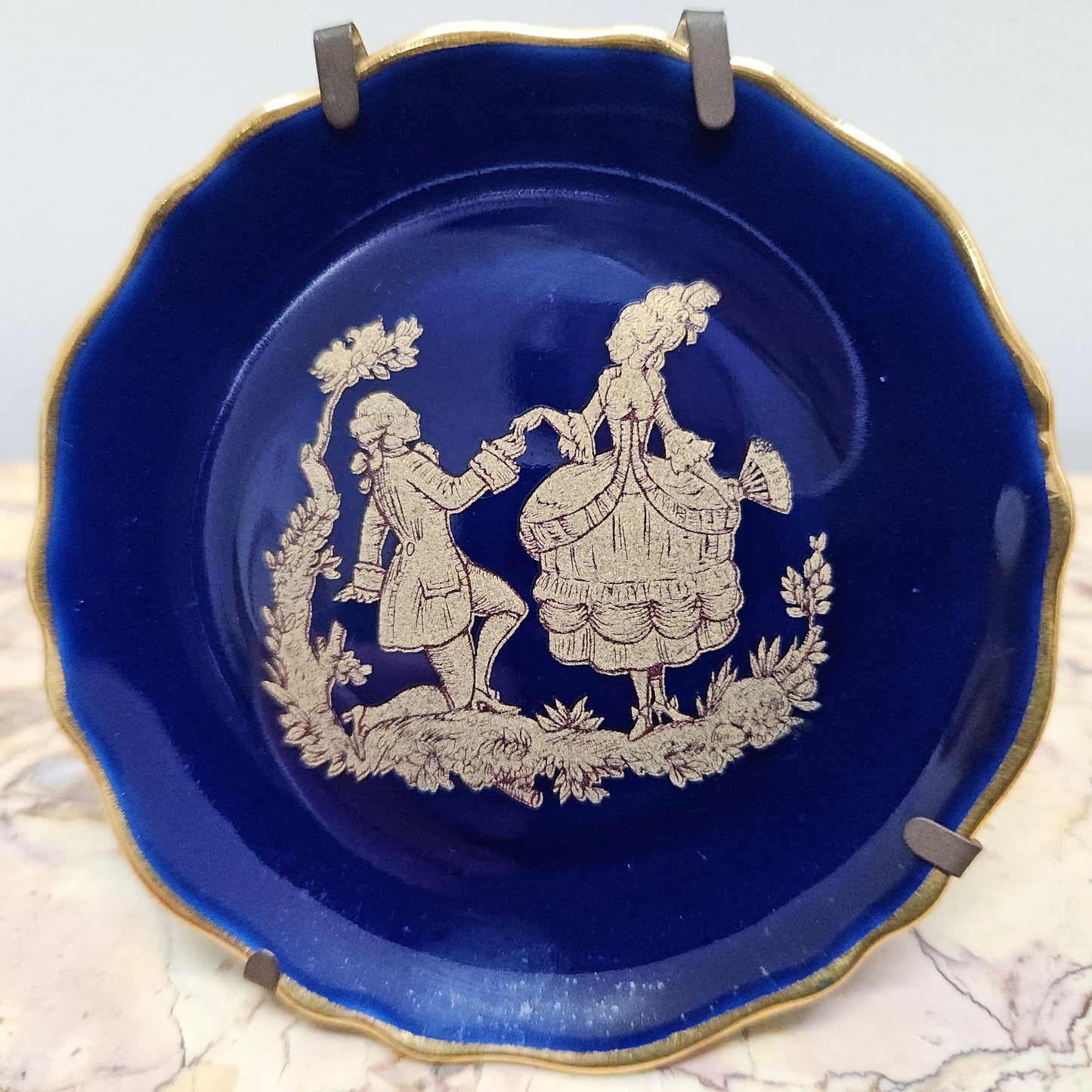 French Limoges Porcelain Miniature Plate