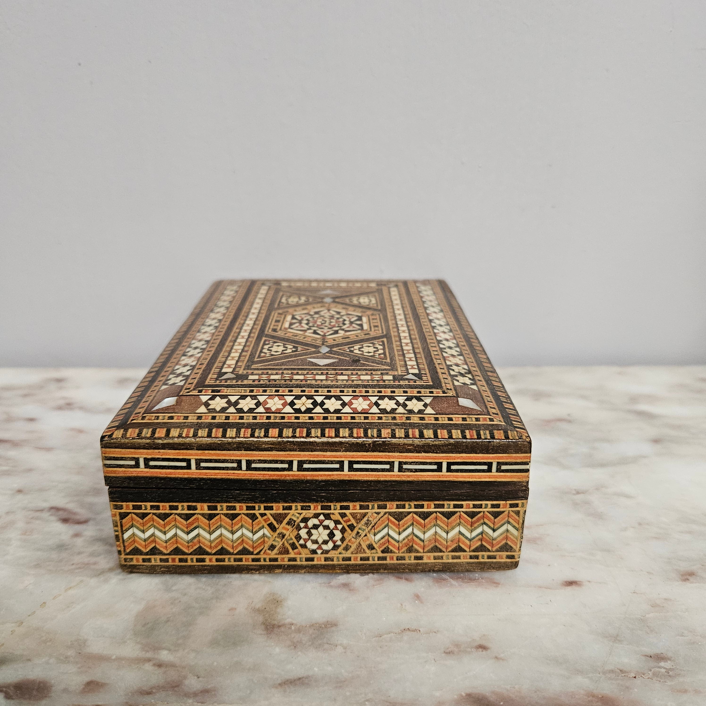 Vintage Syrian Inlaid Trinket/Jewellery Box | Antique & Vintage | Moonee Ponds Antiques | Australia Wide Delivery