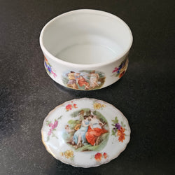 Vintage Victoria China Covered Trinket Box | Antique & Vintage | Moonee Ponds Antiques | Australia Wide Delivery