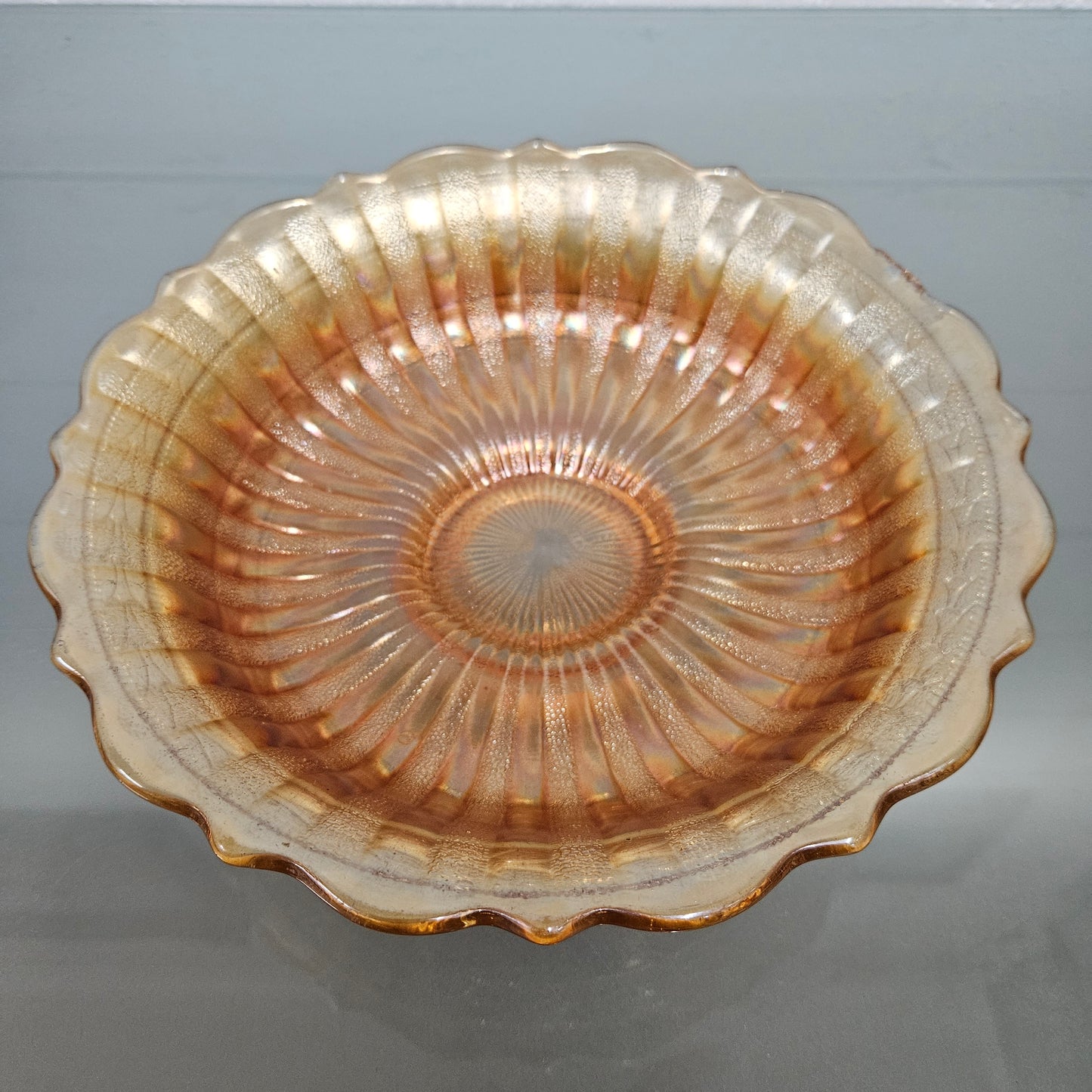 Fenton Carnival Glass Antique Bowl