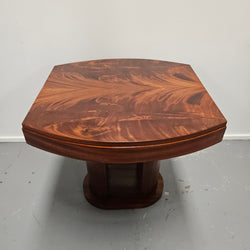 Art Deco Flame Mahogany Centre Table | Antique & Vintage | Moonee Ponds Antiques | Australia Wide Delivery