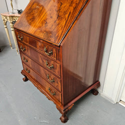 Stunning Flame Mahogany Secretaire | Antique & Vintage | Moonee Ponds Antiques | Australia Wide Delivery