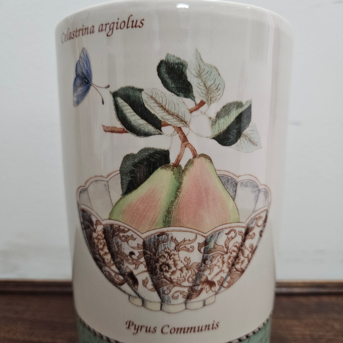 Vintage Sarah's Garden Large Storage Jar With Lid