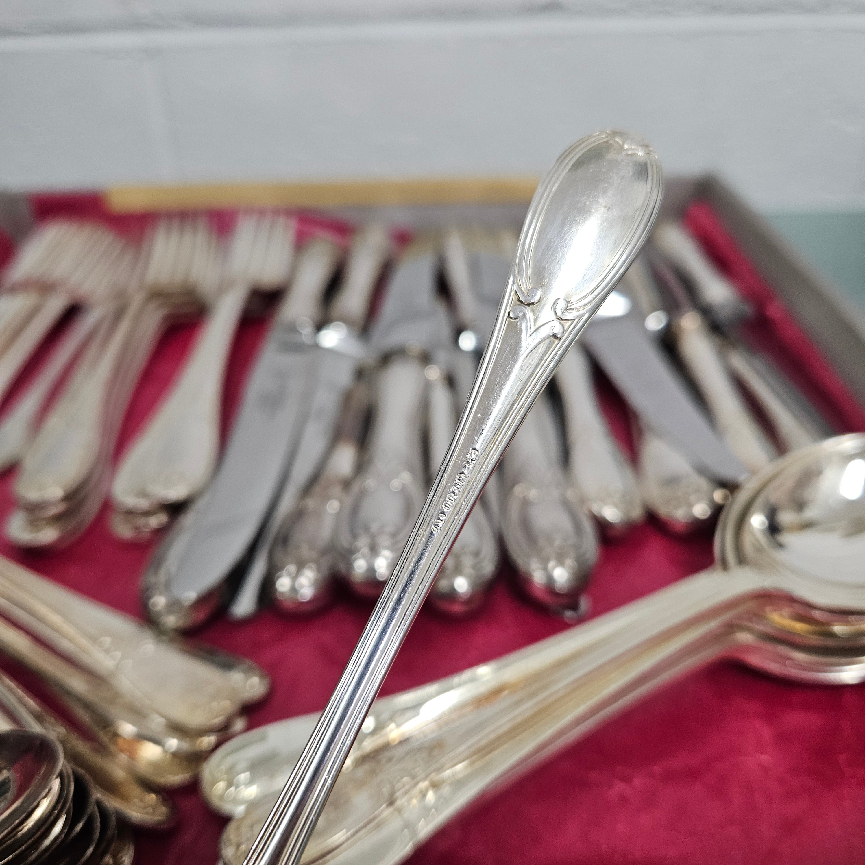 Vintage Cutlery Setting For Eight James Dixon & Sons Sheffield | Antique & Vintage | Moonee Ponds Antiques | Australia Wide Delivery