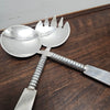 Stylish Mid Century Modern Norwegian Silver (40g Plated) Salad Servers | Antique & Vintage | Moonee Ponds Antiques | Australia Wide Delivery