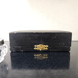 Pair Of Sterling Silver/Crystal Salts | Antique & Vintage | Moonee Ponds Antiques | Australia Wide Delivery