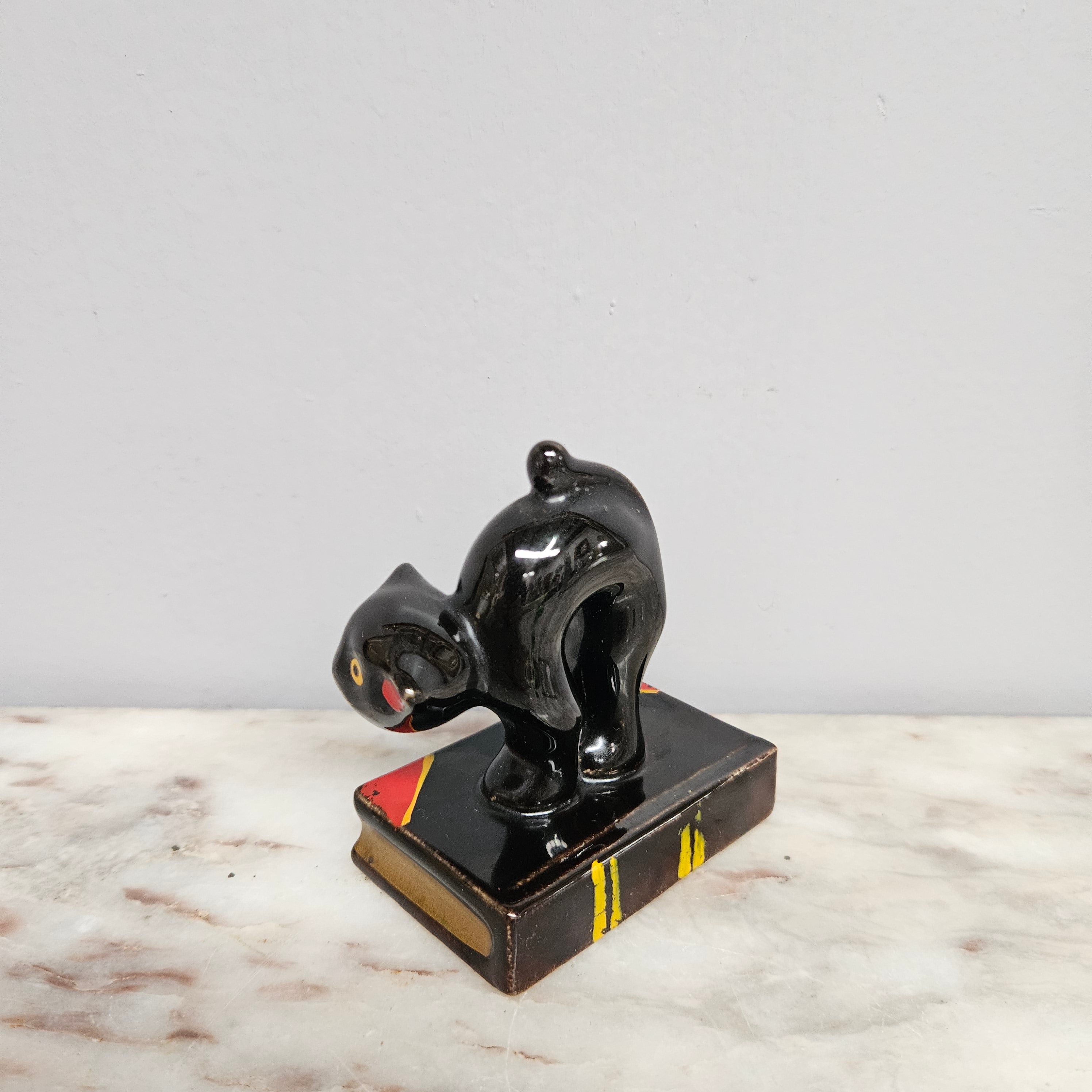 Vintage Cat on Book Ornament | Antique & Vintage | Moonee Ponds Antiques | Australia Wide Delivery