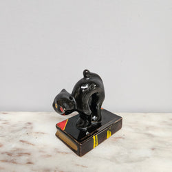 Vintage Cat on Book Ornament | Antique & Vintage | Moonee Ponds Antiques | Australia Wide Delivery