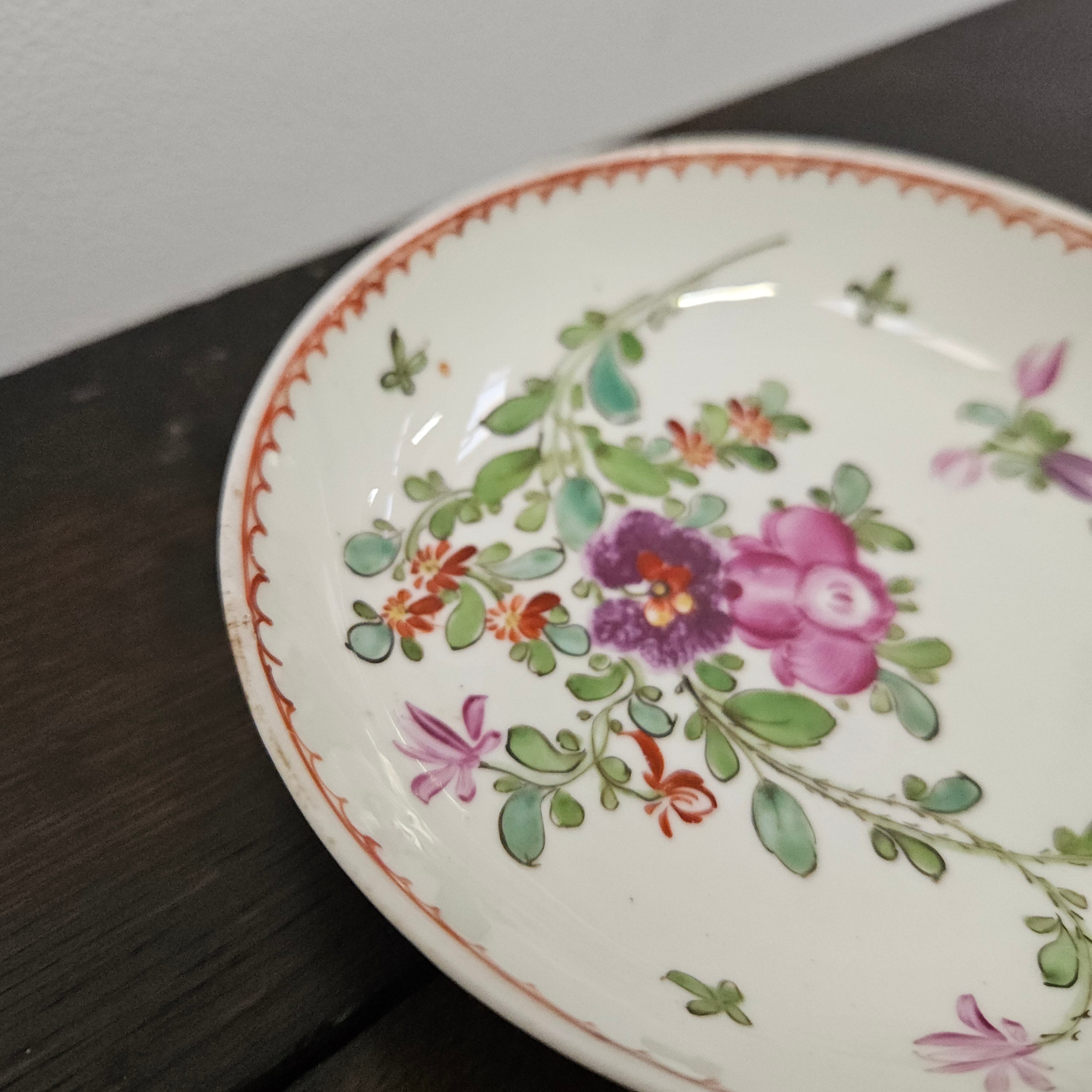 Lowescroft 18th Century Tea Bowl & Saucer | Antique & Vintage | Moonee Ponds Antiques | Australia Wide Delivery