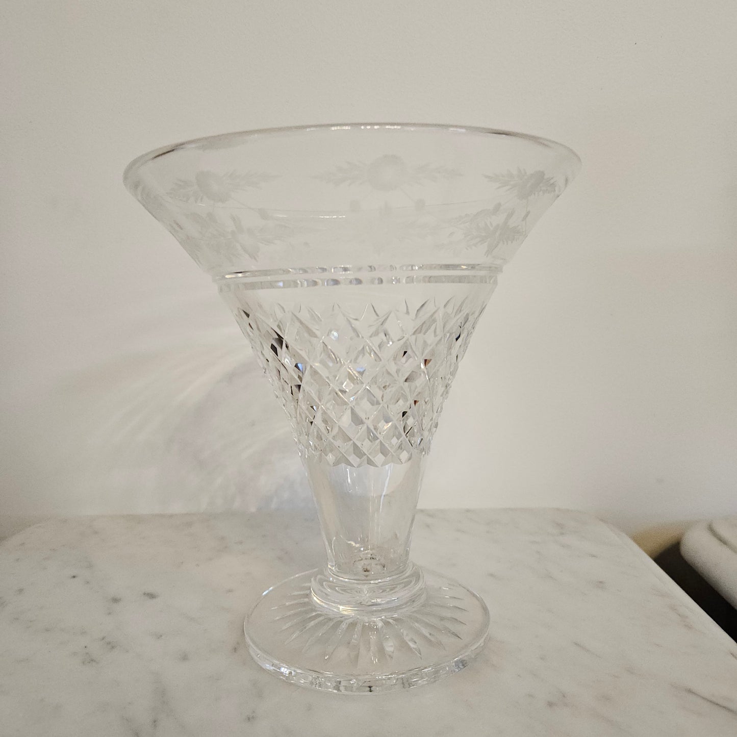 Antique Stuart Crystal Vase