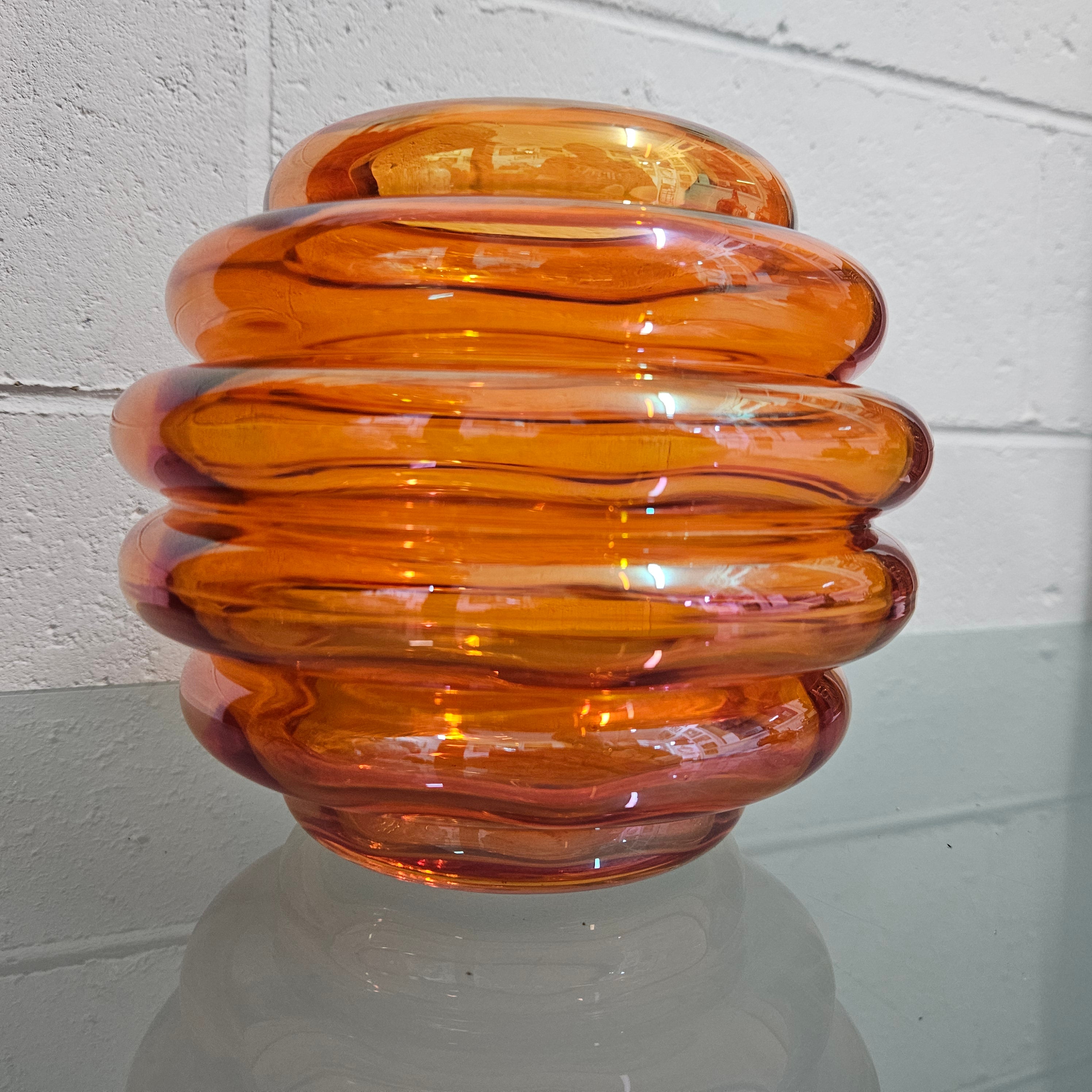 Vintage Carnival Glass Bowl\Vase | Antique & Vintage | Moonee Ponds Antiques | Australia Wide Delivery