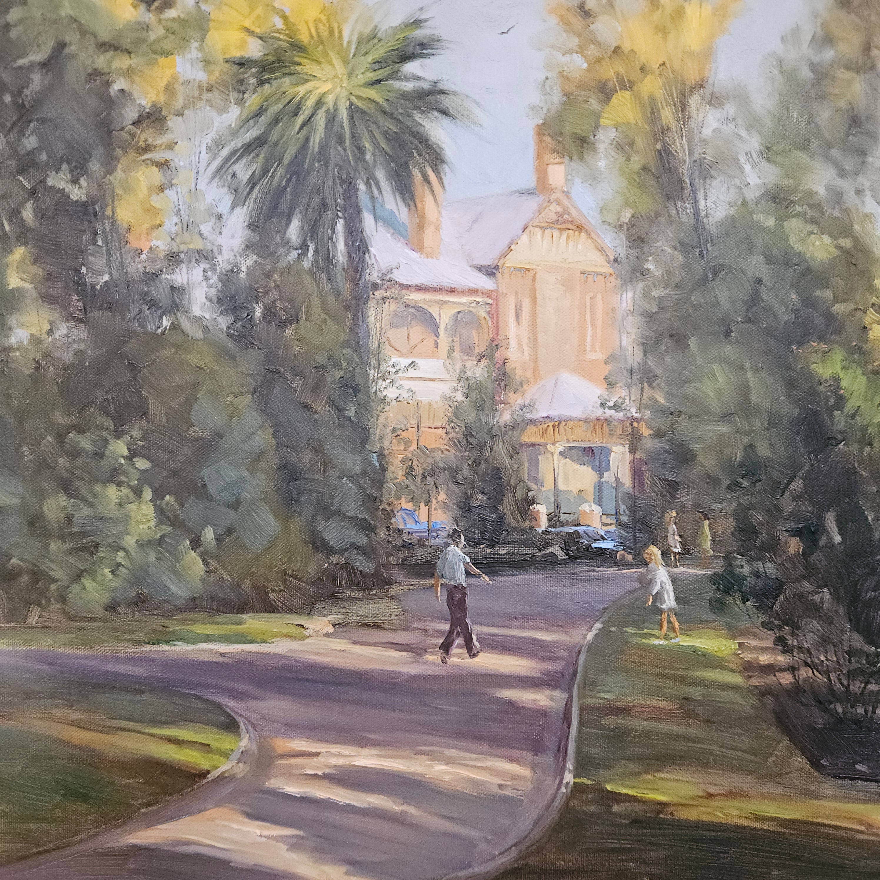 John Carey Downton Oil on Canvas on Board Painting | Antique & Vintage | Moonee Ponds Antiques | Australia Wide Delivery