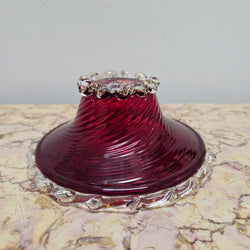 Venetian Ruby & Aventurine Glass Bowl | Antique & Vintage | Moonee Ponds Antiques | Australia Wide Delivery