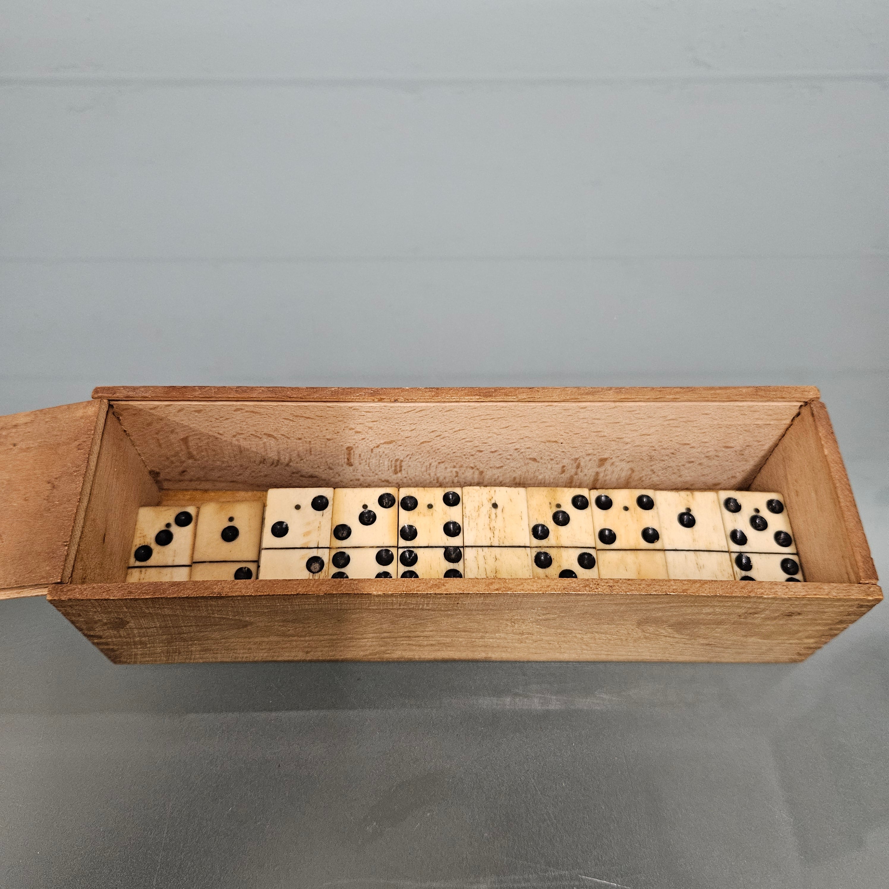 Antique Bone & Ebony Dominos Set | Antique & Vintage | Moonee Ponds Antiques | Australia Wide Delivery