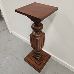 Stunning Antique Walnut Pedestal