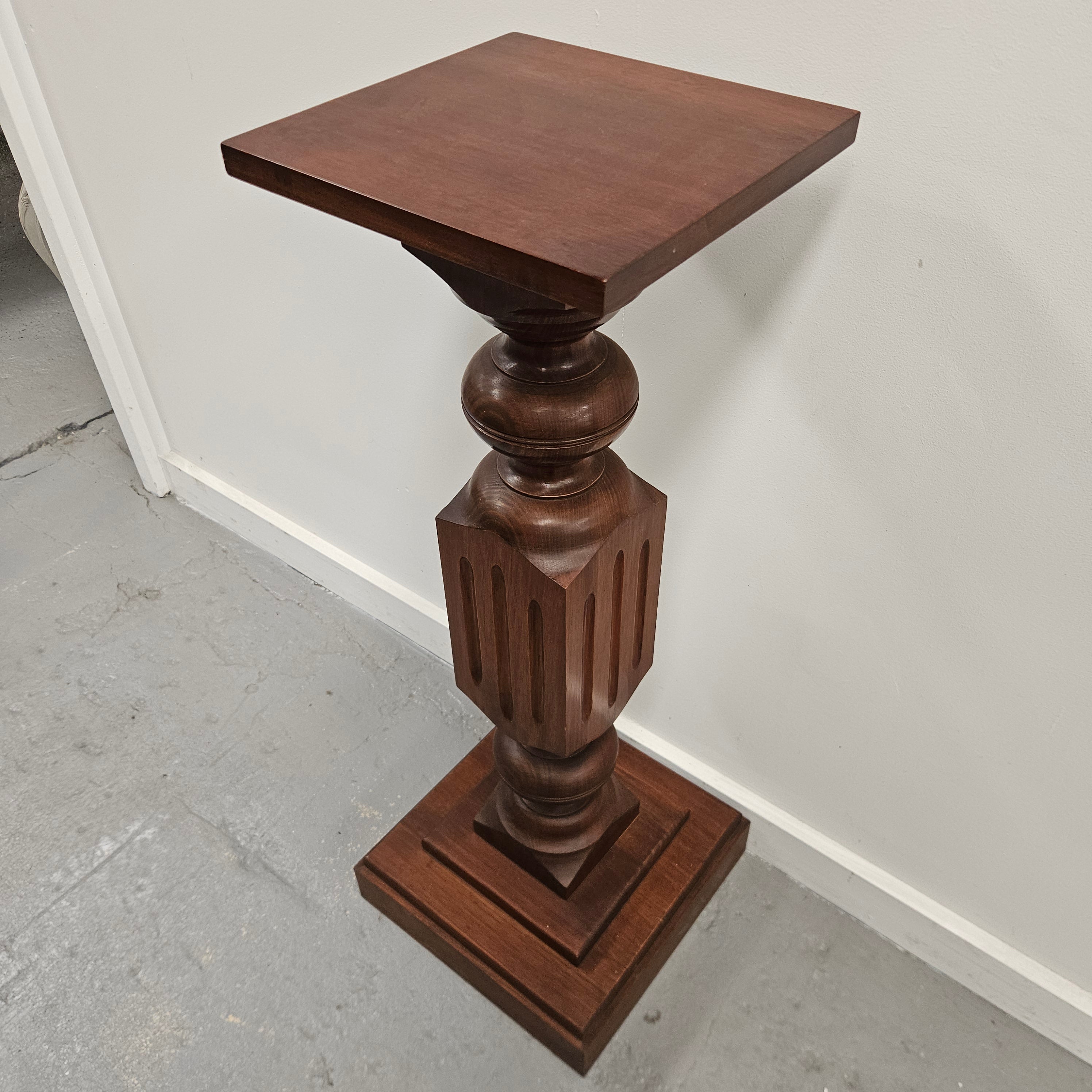 Stunning Antique Walnut Pedestal | Antique & Vintage | Moonee Ponds Antiques | Australia Wide Delivery