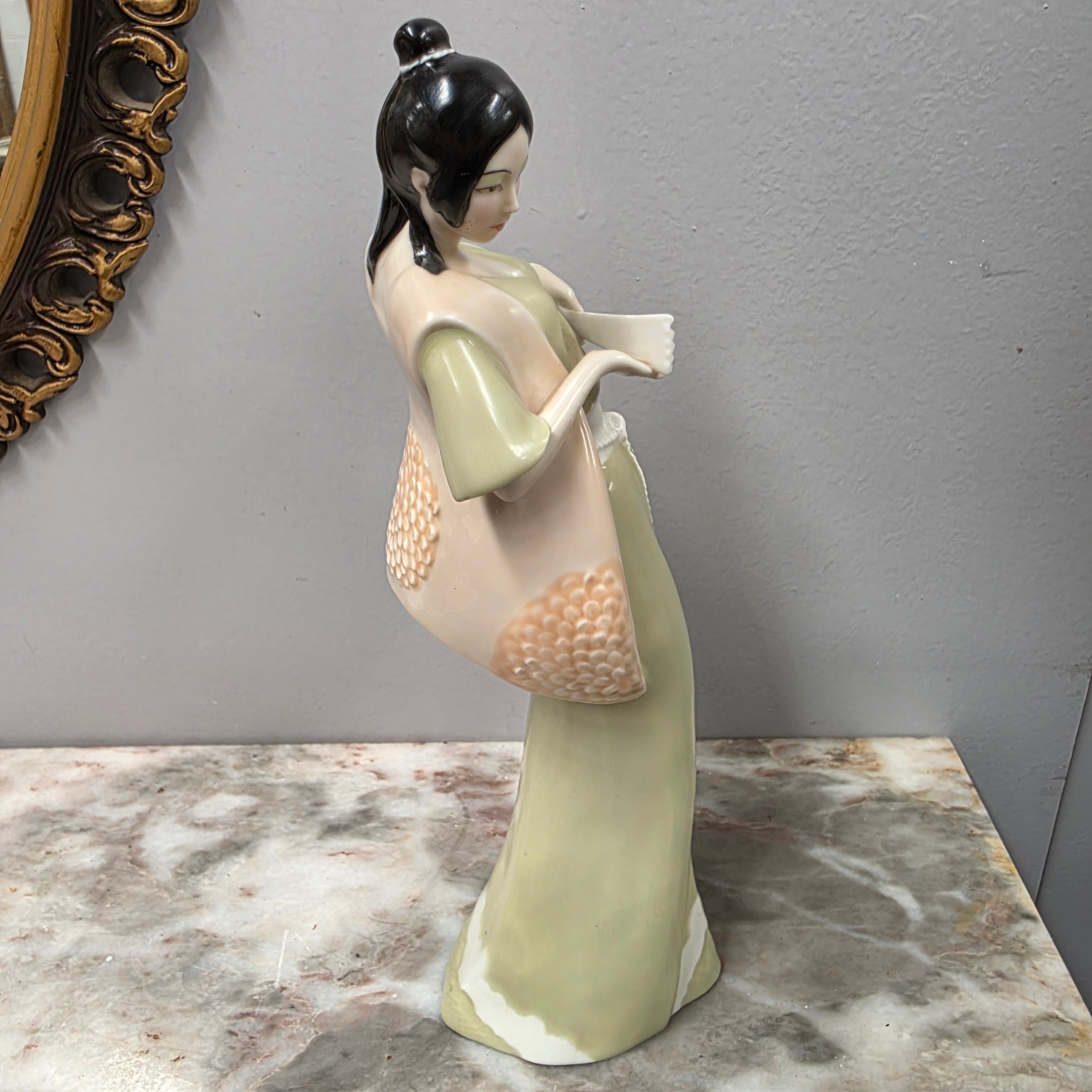 Elegant Vintage Figurine By "Royal Doulton - Cherry Blossom" Reflections Series | Antique & Vintage | Moonee Ponds Antiques | Australia Wide