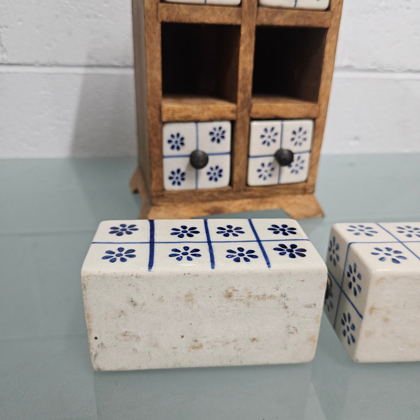 Vintage Hand Made Spice Drawers