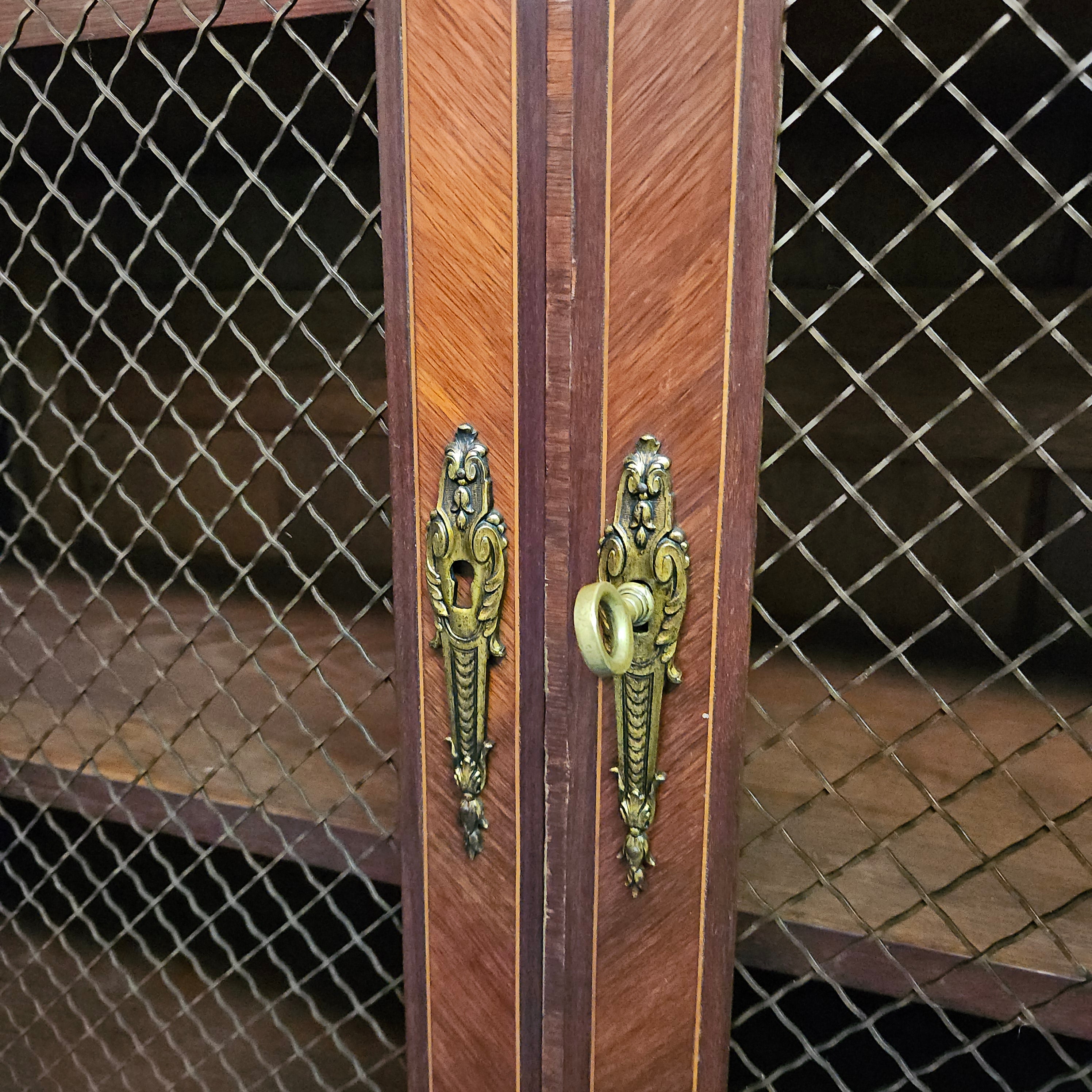 Antique Louis XVI Style French Inlaid Kingwood Bookcase | Antique & Vintage | Moonee Ponds Antiques | Australia Wide Delivery