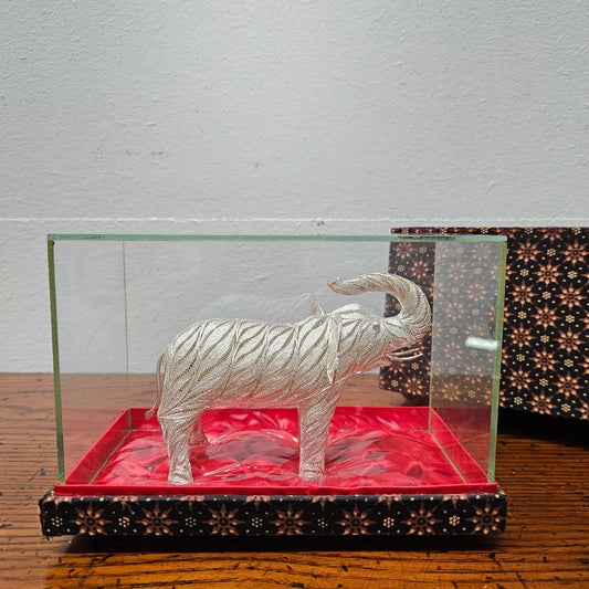 Vintage Elephant Statue in Orig. Box