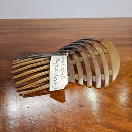 Edwardian Spanish Comb Buffalo Horn Comb