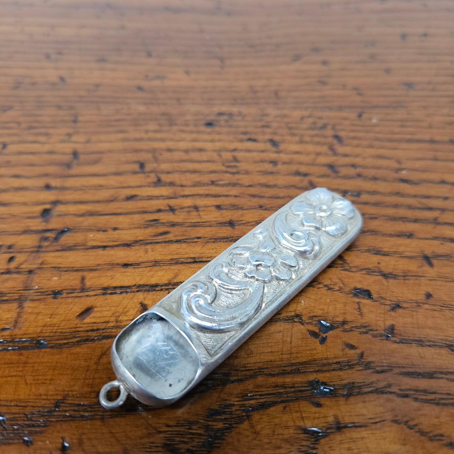 Antique Sterling Silver Needle Holder