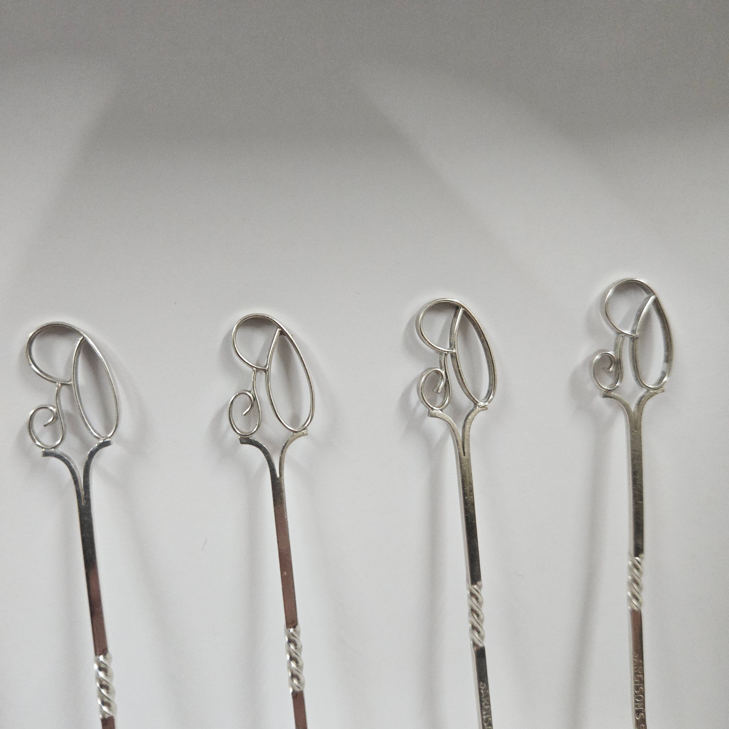 Set of 6 Sargison's (Hobart, Tasmania) Australian Arts & Crafts Sterling Silver Coffee Spoons | Antique & Vintage | Moonee Ponds Antiques | Australia Wide Delivery