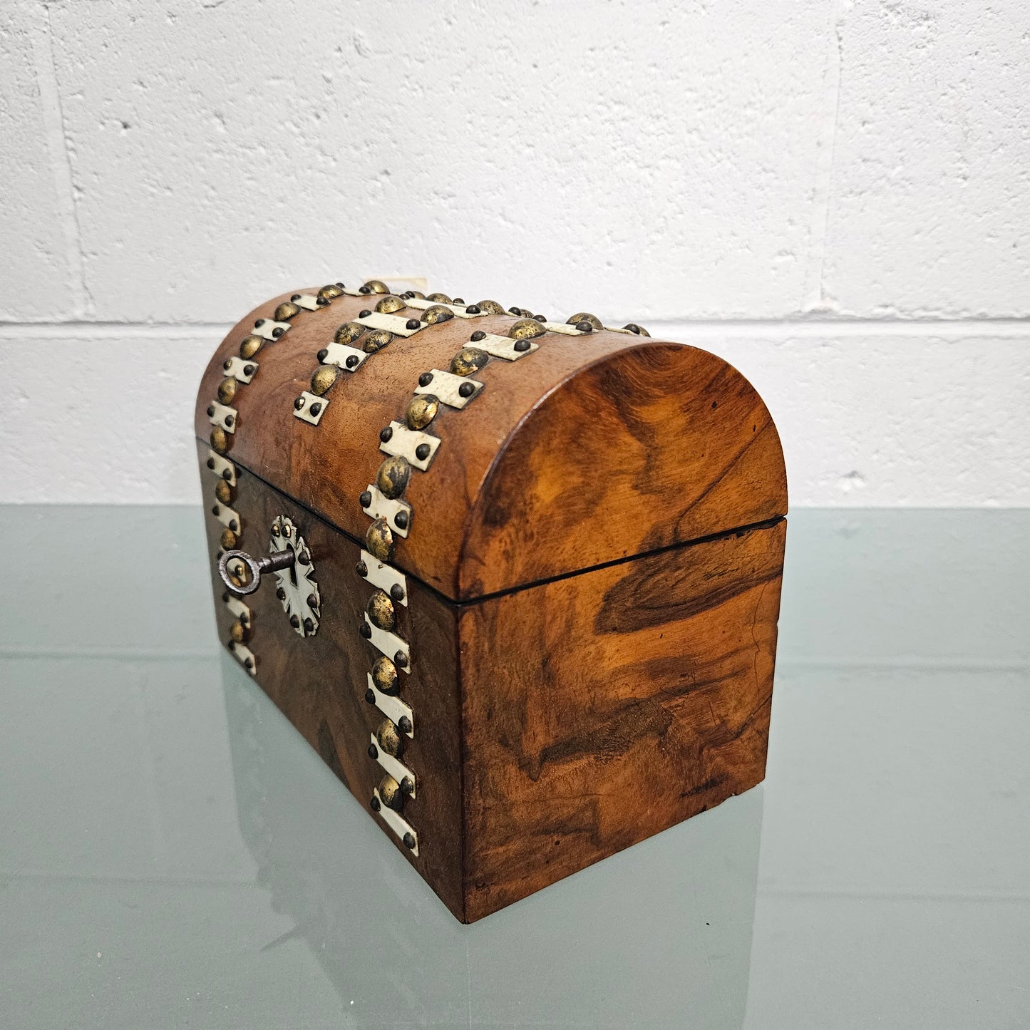 Victorian Walnut Stationary Box