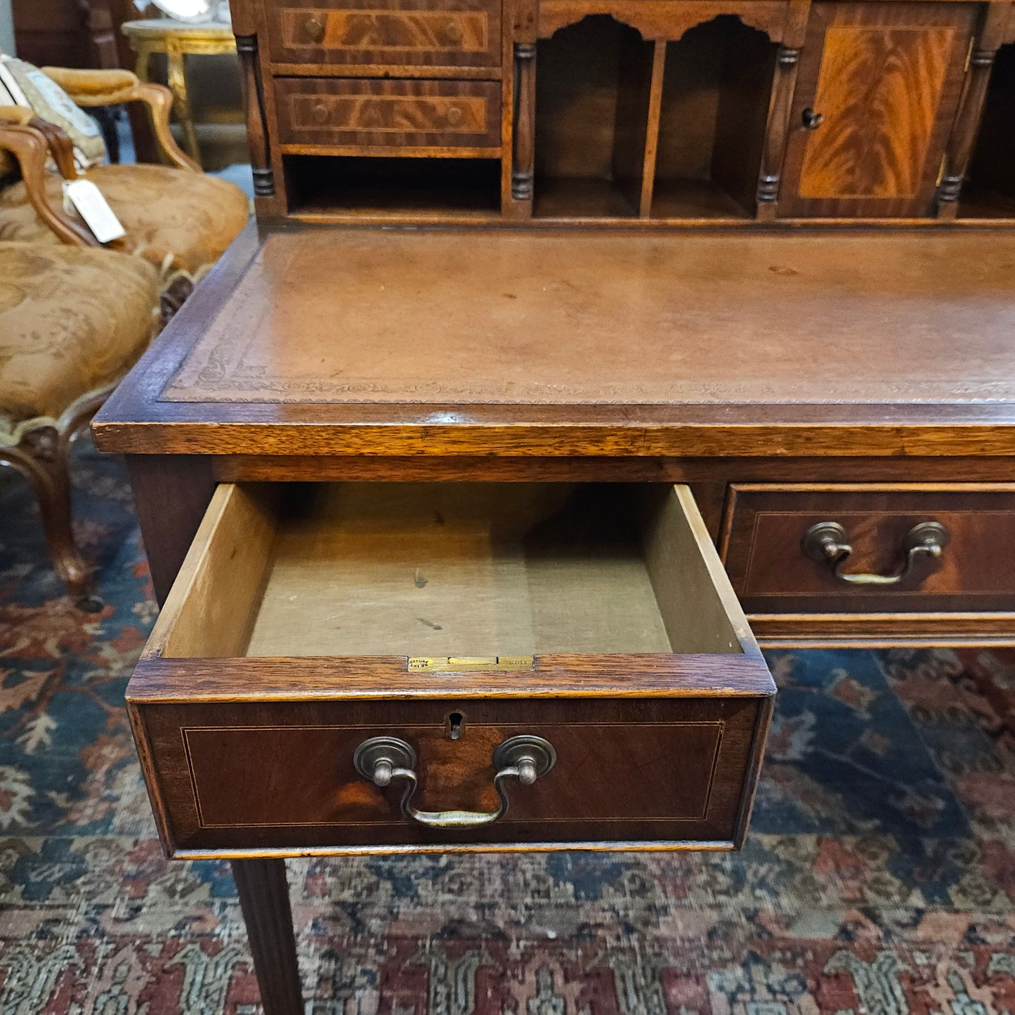 Mahogany Bonheur Du Jour Desk