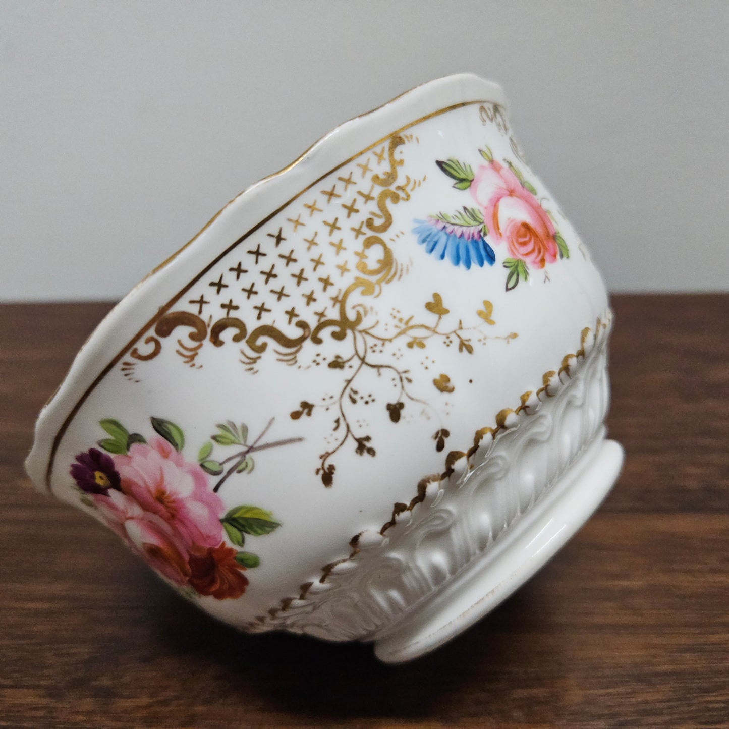 Victorian Hand Painted Bowl Thos. Goode & Co London