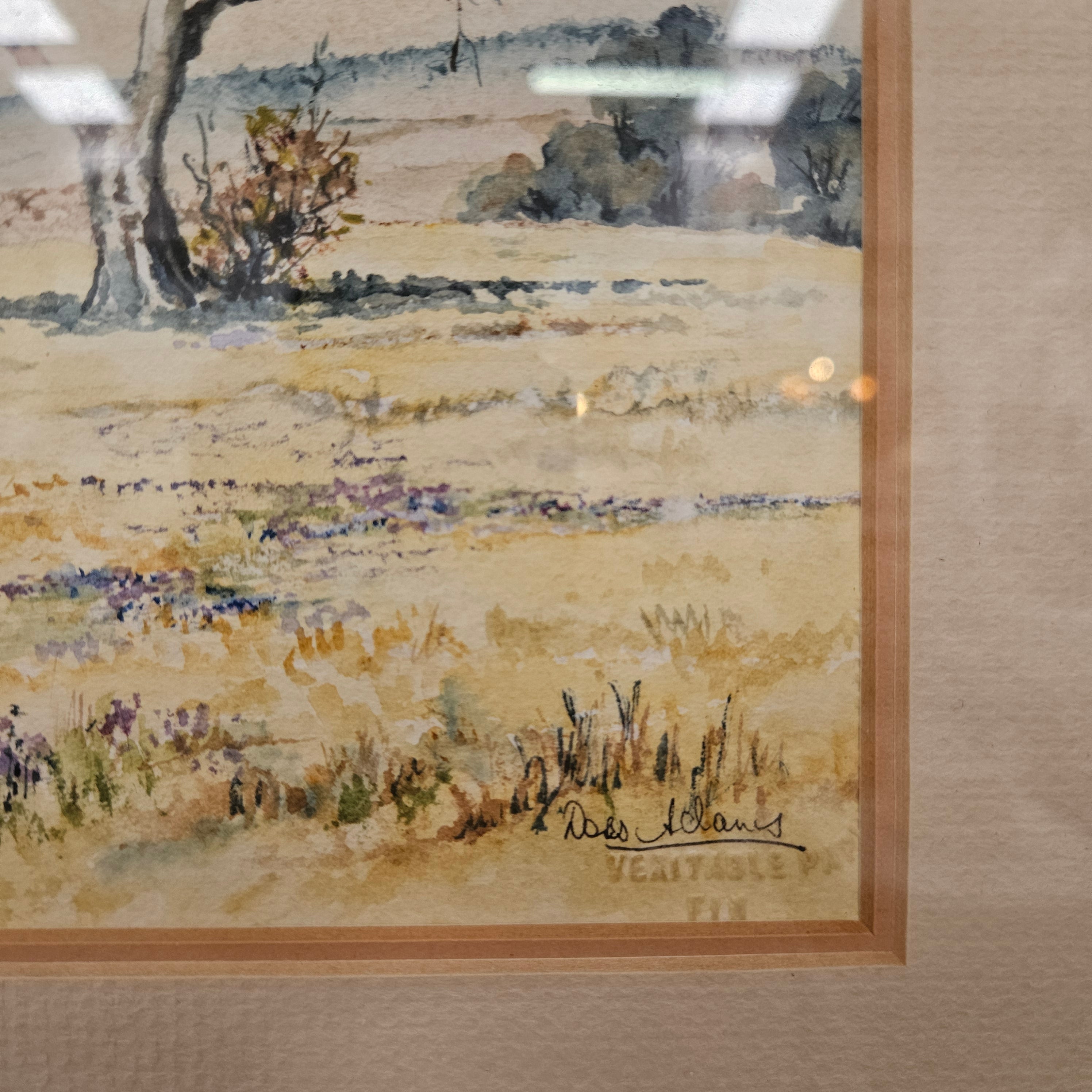 Signed Watercolour Landscape | Antique & Vintage | Moonee Ponds Antiques | Australia Wide