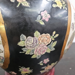 Oriental Large Floral Table Lamp | Antique & Vintage | Moonee Ponds Antiques | Australia Wide Delivery