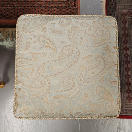 Mid Century Upholstered Ottoman