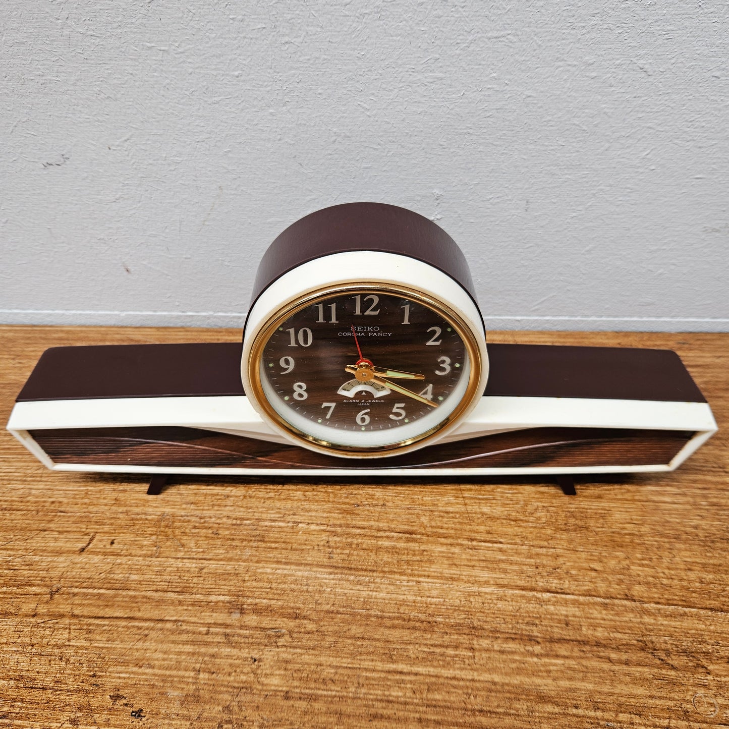 Retro Seiko Corona Fancy Desk/Mantle Clock