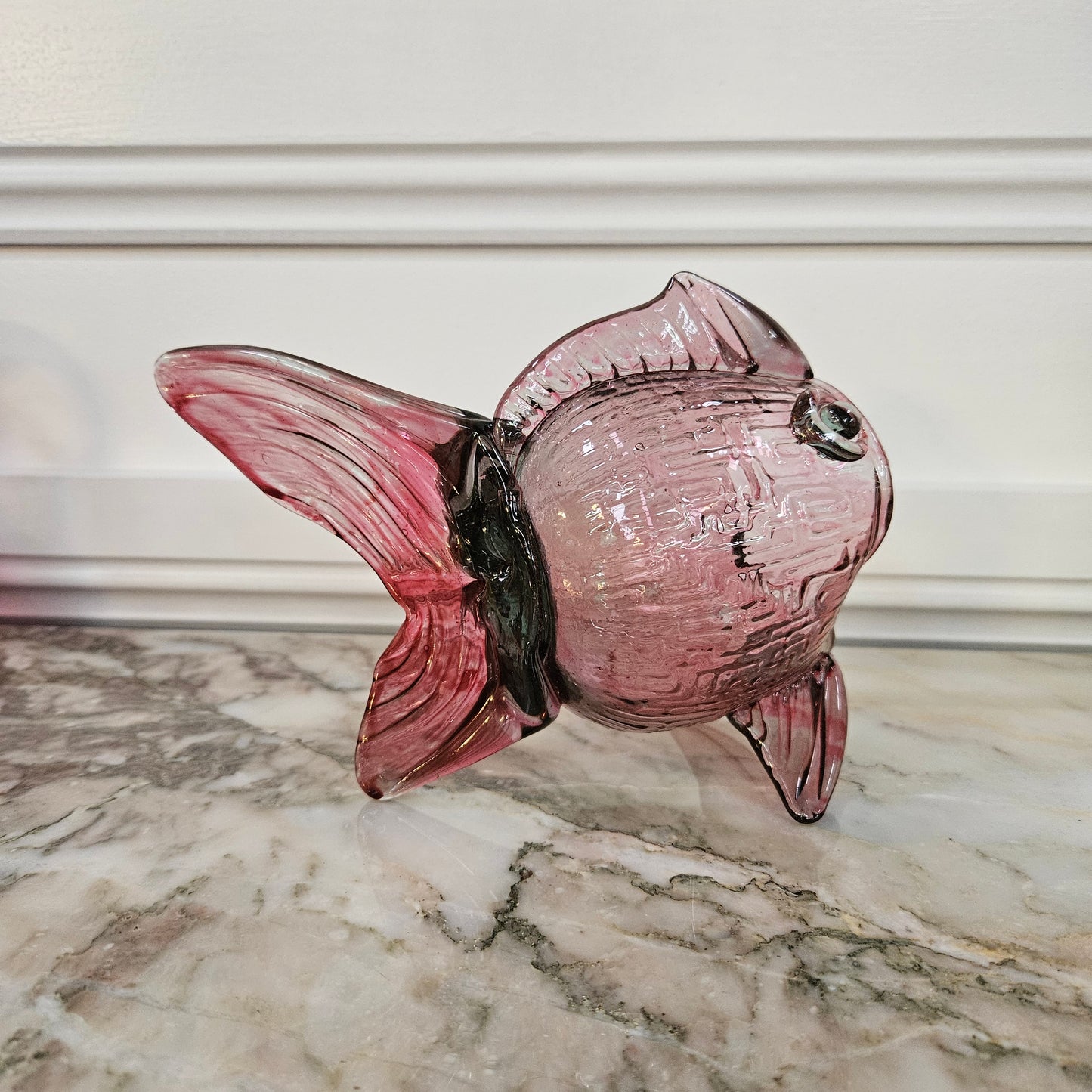 Venetian Murano Style Art Glass Fish