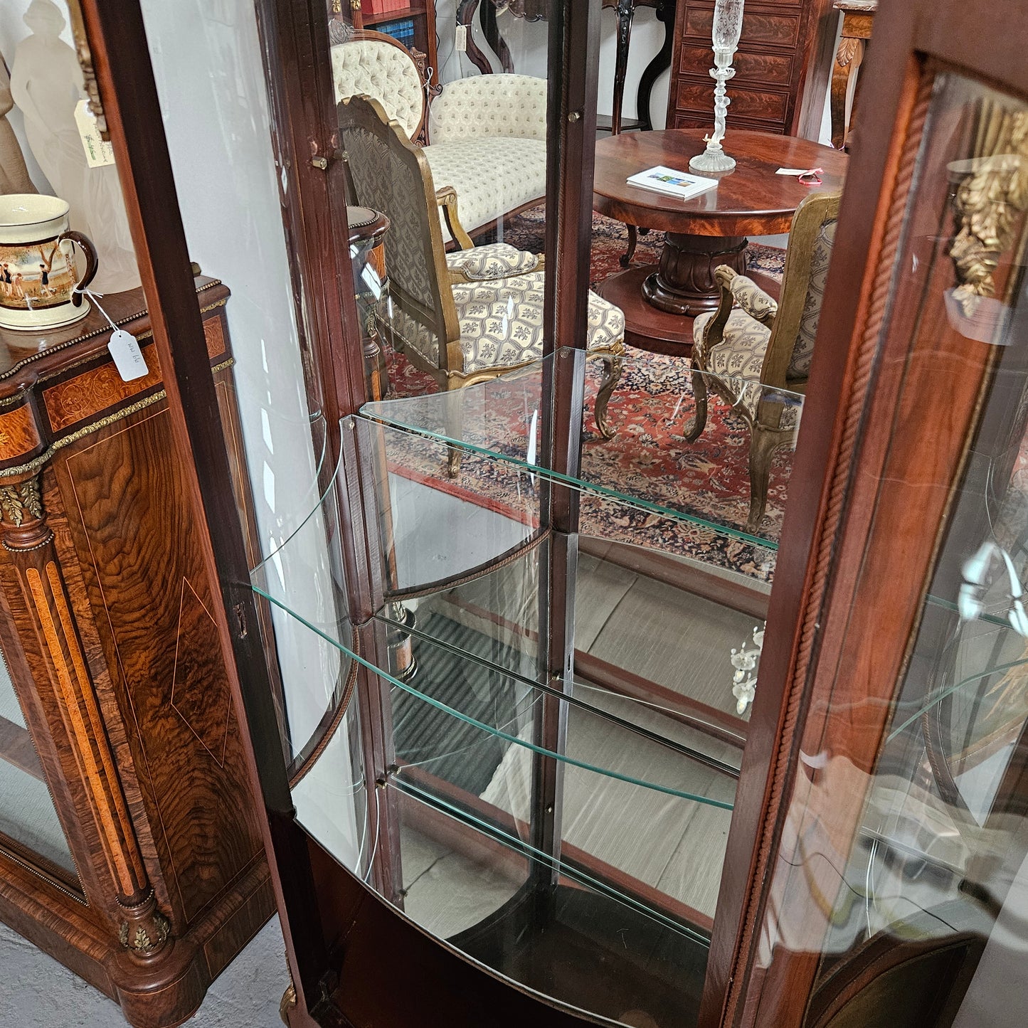 Vintage Louis XVth Style Vitrine