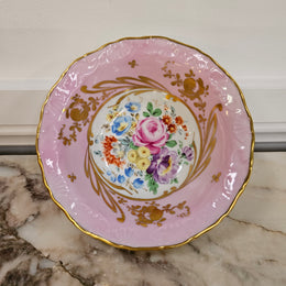 French Limoges Pink Bowl