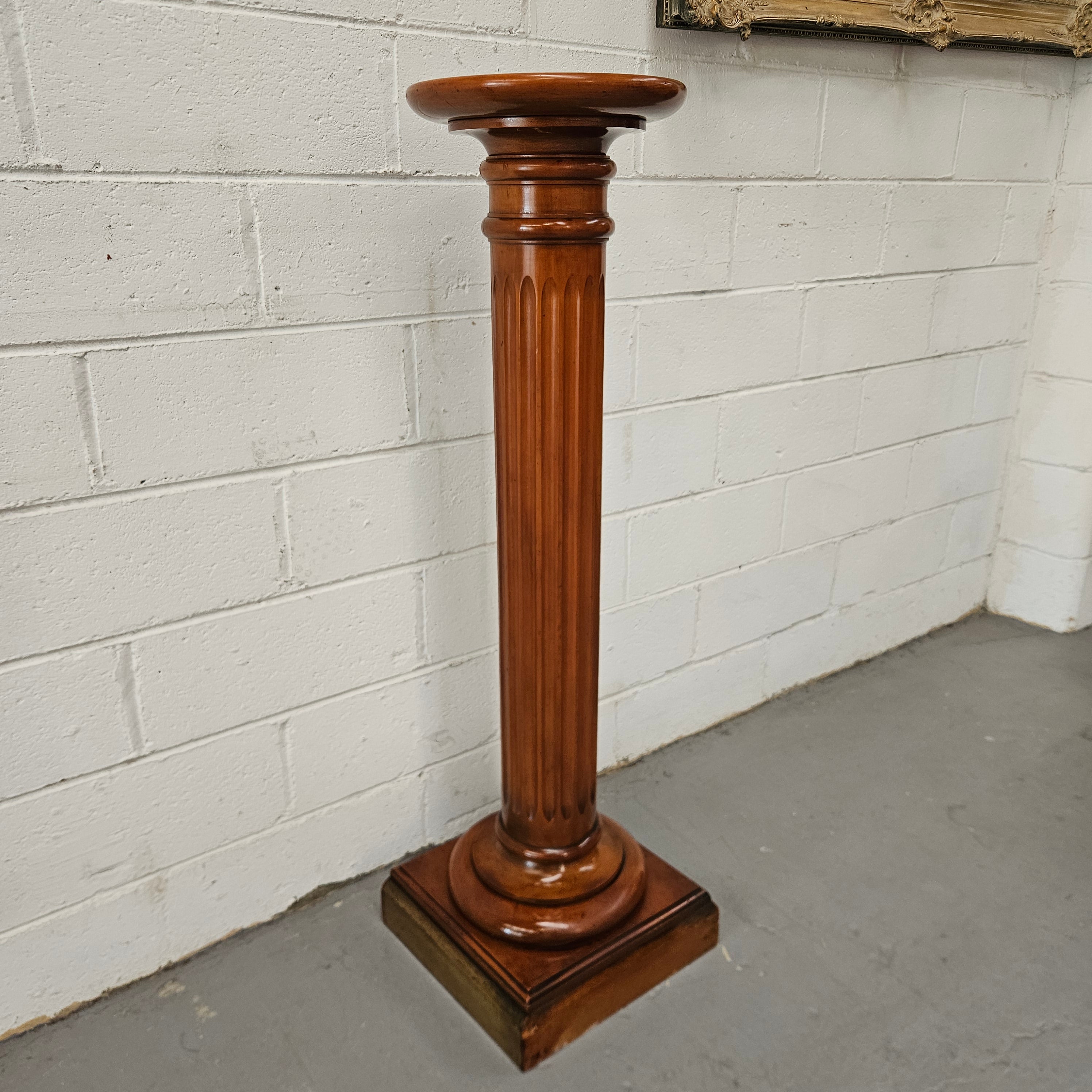 Rustic Blackwood Gun Barrel Pedestal | Antique & Vintage | Moonee Ponds Antiques | Australia Wide Delivery