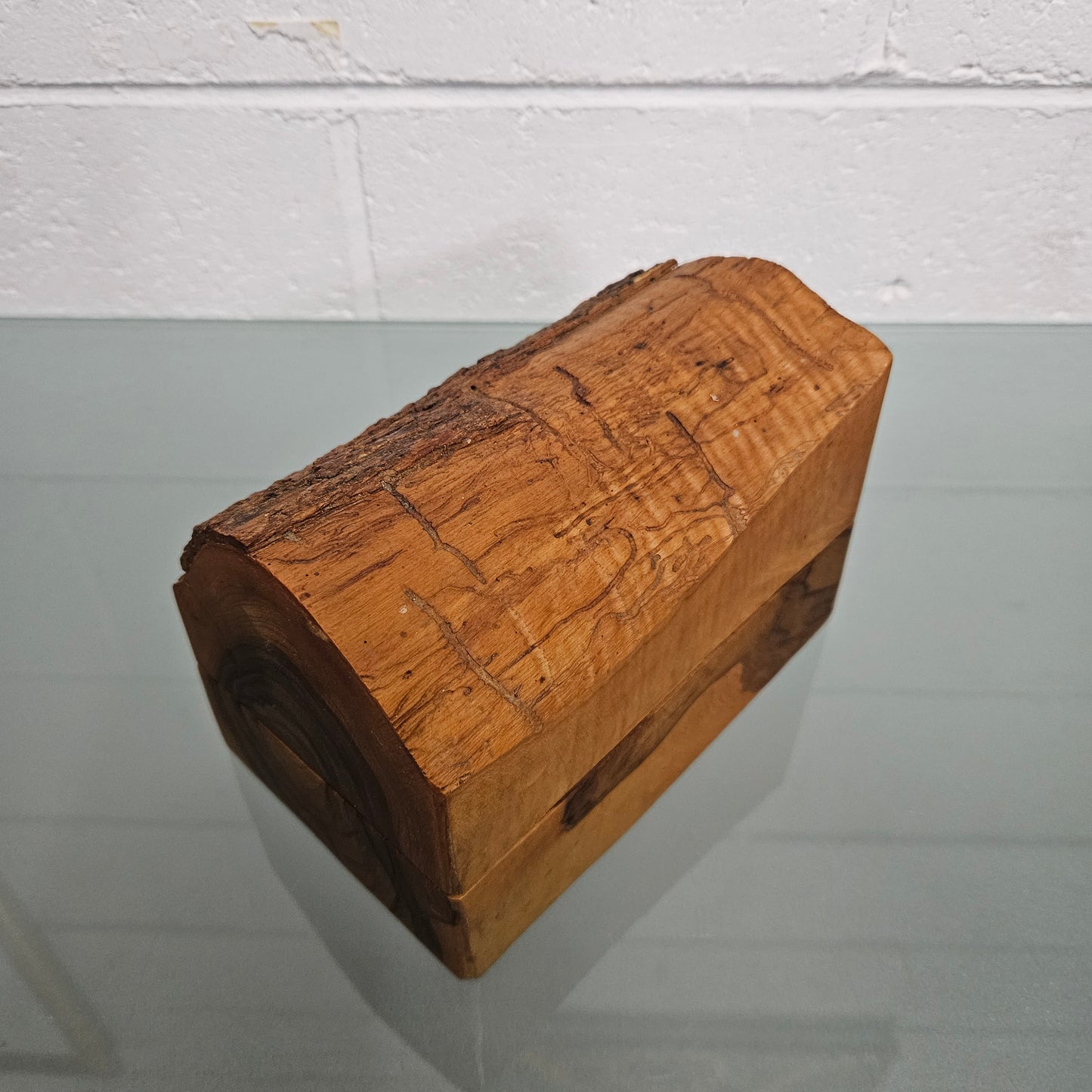 Rustic Hand Carved (Maple) Trinket Box