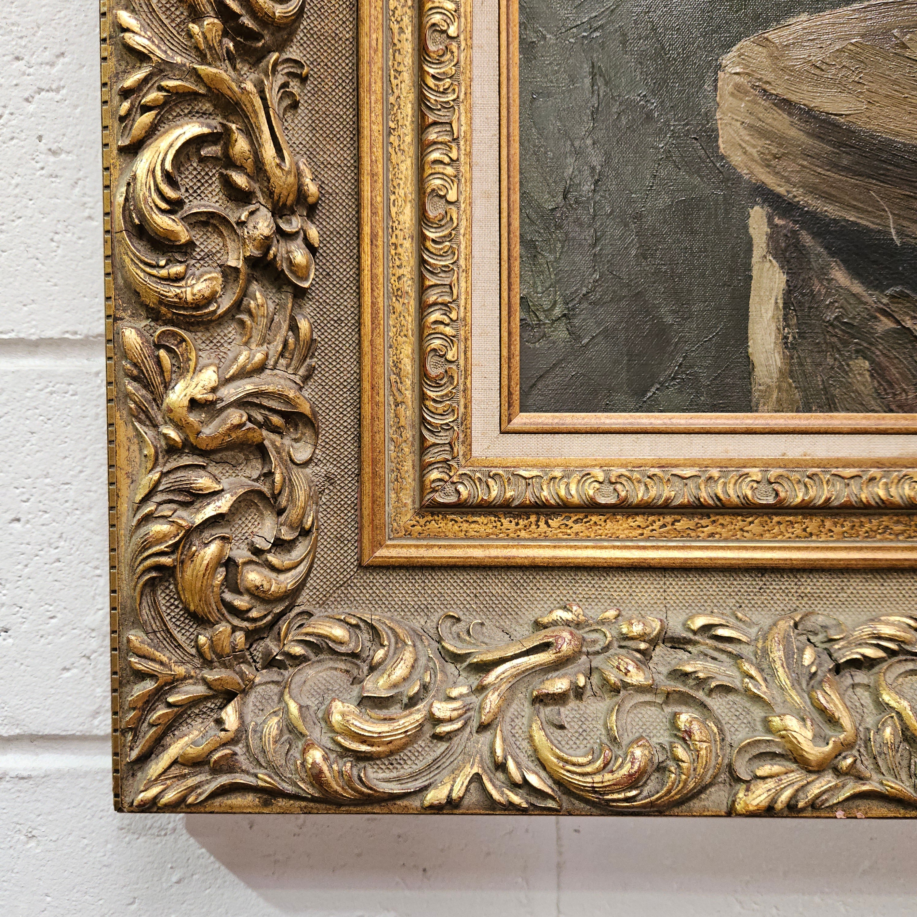 Signed Floral Oil On Canvas In Superb Gilt Frame | Antique & Vintage | Moonee Ponds Antiques | Australia Wide Delivery