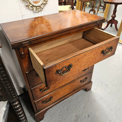 Georgian Style Chest of Drawers With Four Drawers & Flip Top Desk | Antique & Vintage | Moonee Ponds Antiques | Australia Wide Delivery