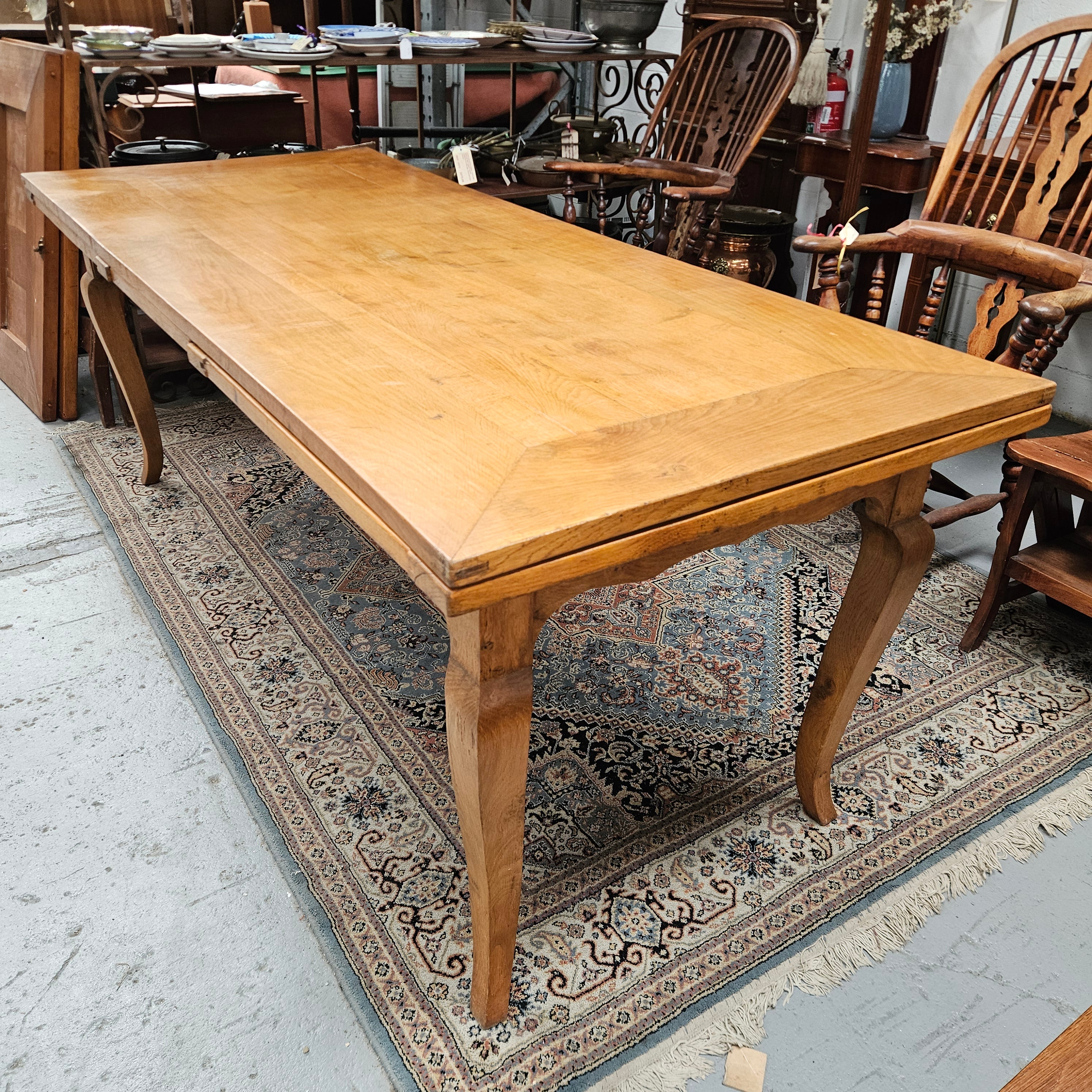 Antique Louis XV Farmhouse Extension Table