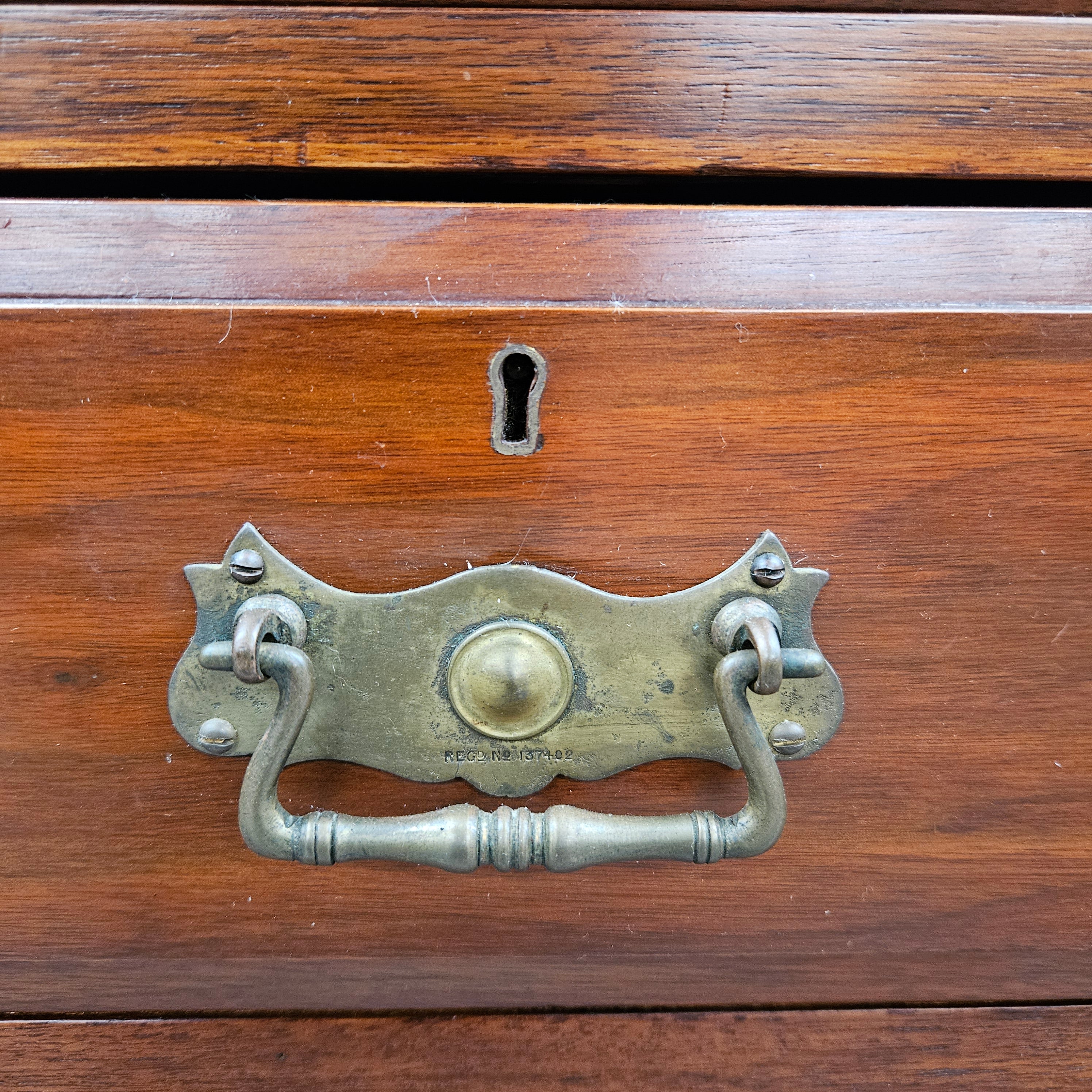 Edwardian Walnut Full Partners Desk With Leather Top | Antique & Vintage | Moonee Ponds Antiques | Australia Wide Delivery