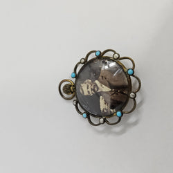 Antique Turquoise & Seed Pearl Pendant/Locket | Antique & Vintage | Moonee Ponds Antiques | Australia Wide Delivery