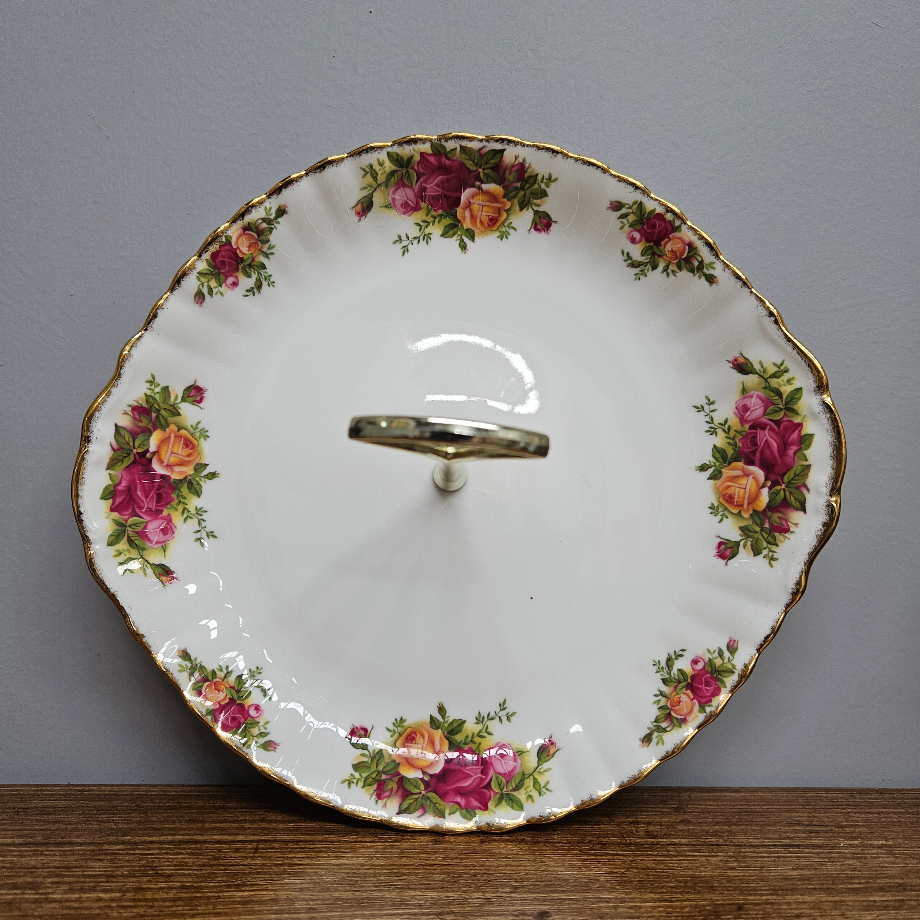 Royal Albert "Old Country Roses" Cake Stand | Antique & Vintage | Moonee Ponds Antiques | Australia Wide Delivery