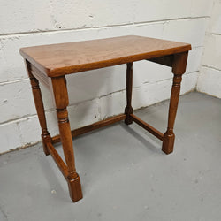 Set of Three Oak Side Tables | Antique & Vintage | Moonee Ponds Antiques | Australia Wide Delivery