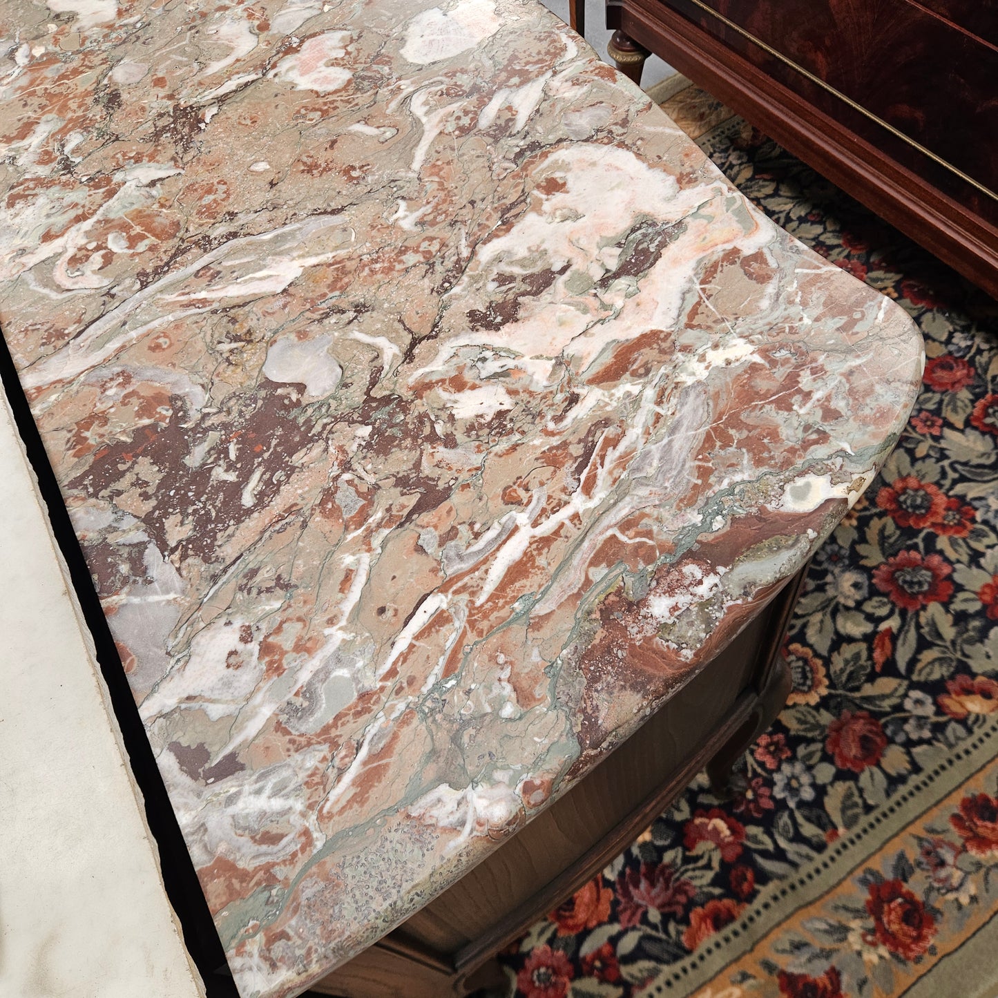 Louis XVth Marble Topped Commode Circ: 1920's