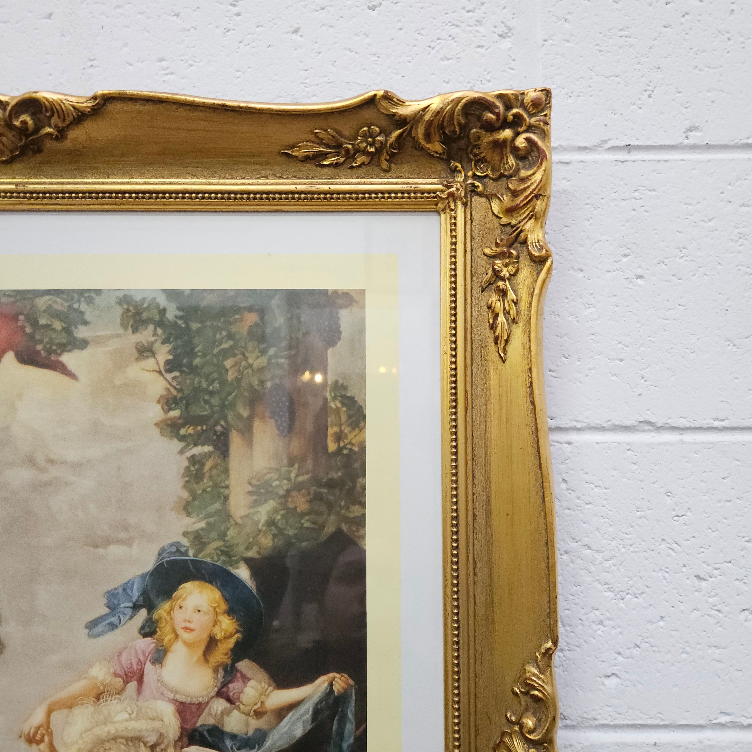 Decorative Gilt Framed Print | Antique & Vintage | Moonee Ponds Antiques | Australia Wide Delivery